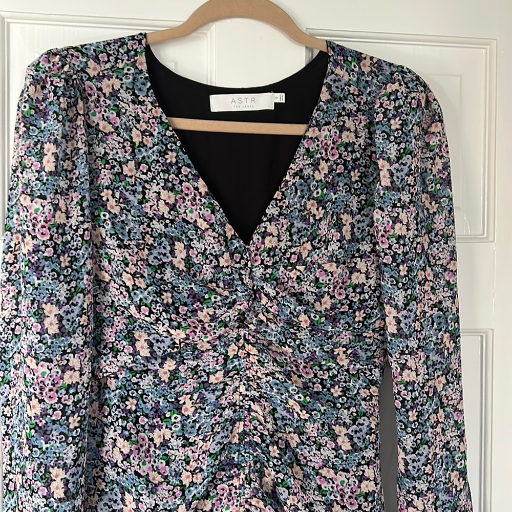 ASTR the Label Floral Midi Dress